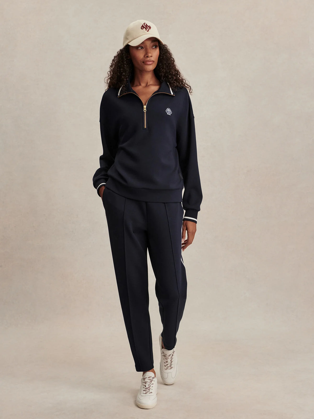 Bertie Half Zip Sweat