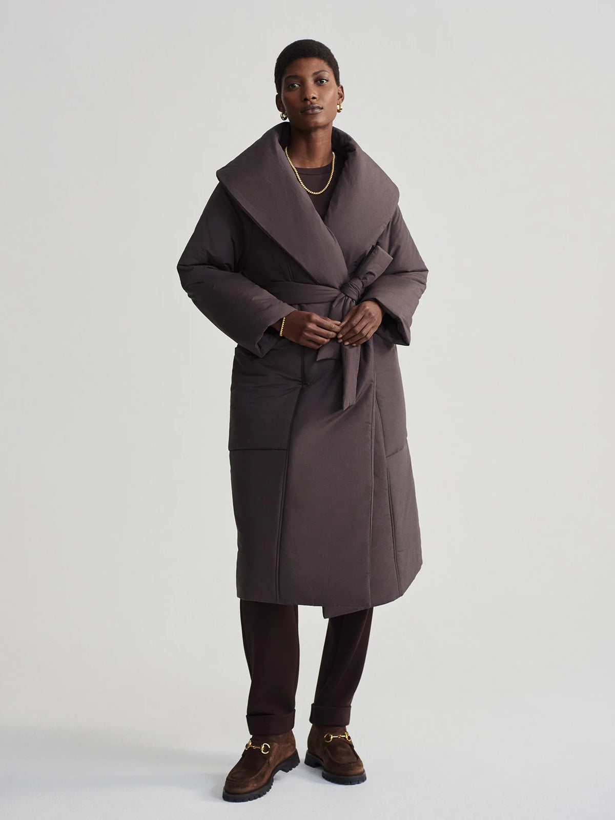 Ana Long Wrap Coat