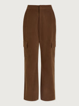 Plush Cord Straight Cargo Trouser Regular