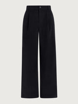 Plush Cord Wide Leg Trouser Regular