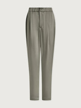 Double Satin Elegant Tapered Trouser Regular