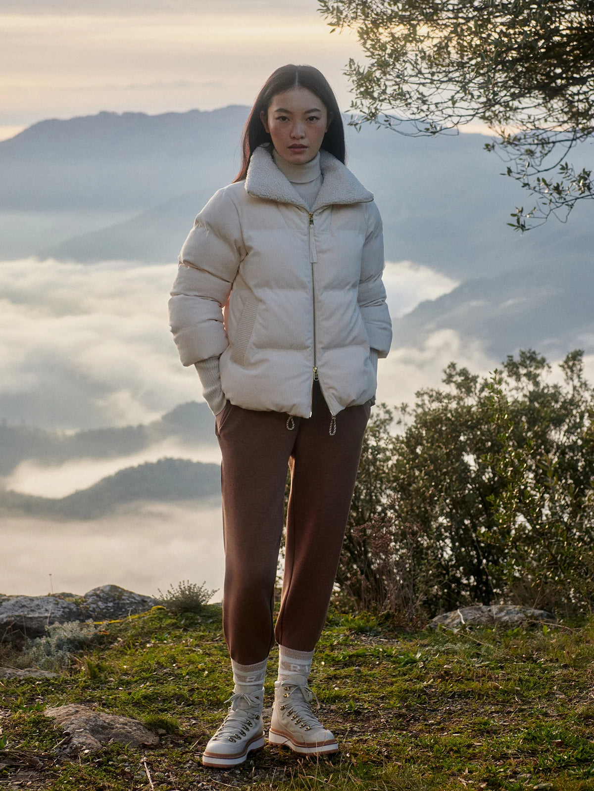 Brackley Cord Puffer Jacket