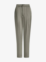 Double Satin Elegant Tapered Trouser Long