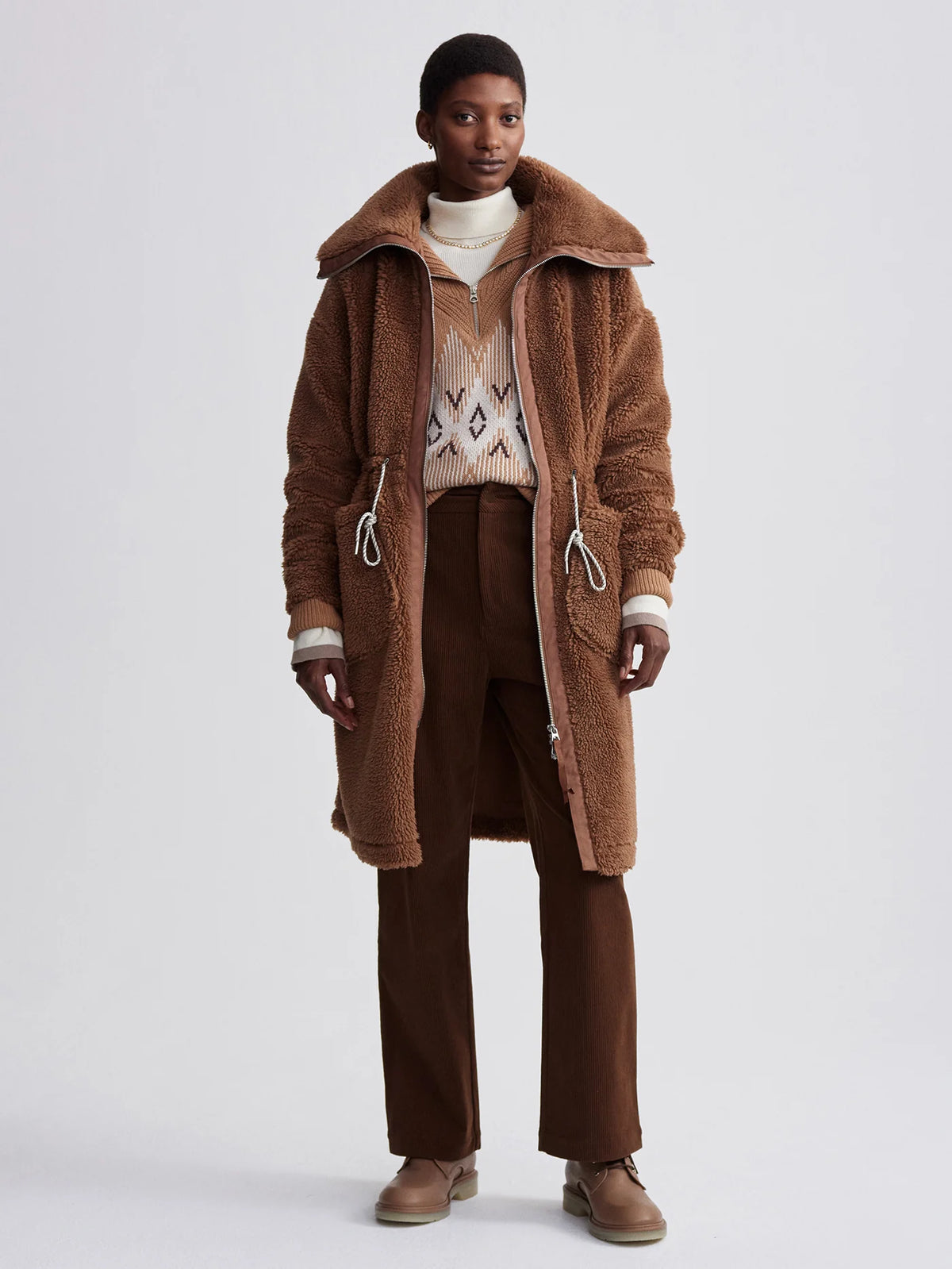 Logan Sherpa Coat