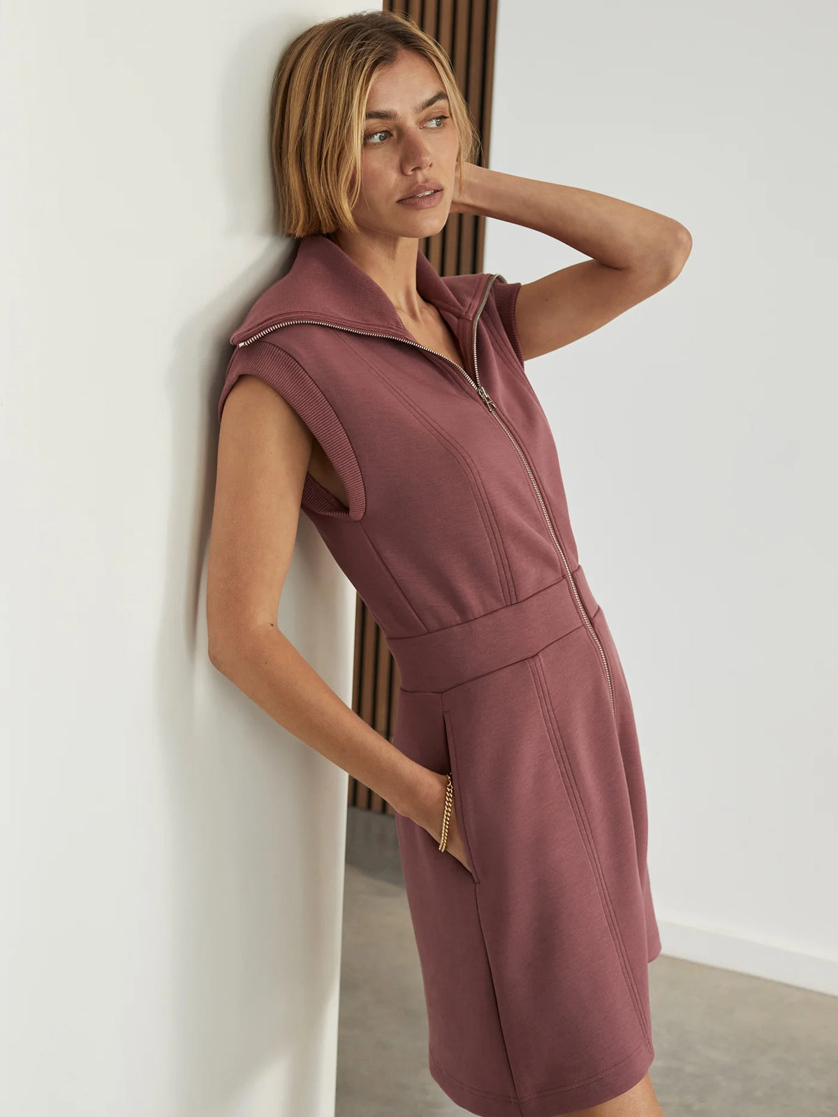 Rebecca Zip Through Dress