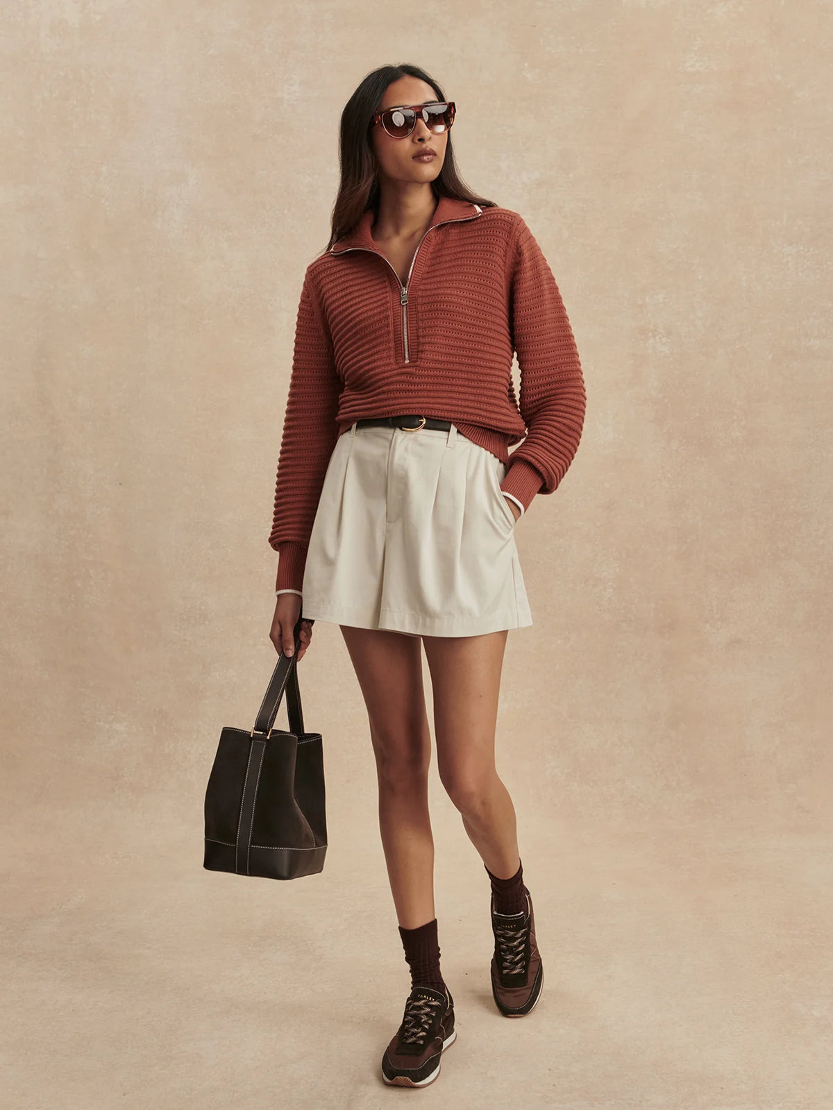 Morwenna Half Zip Knit