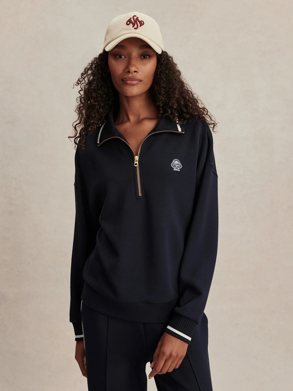 Bertie Half Zip Sweat