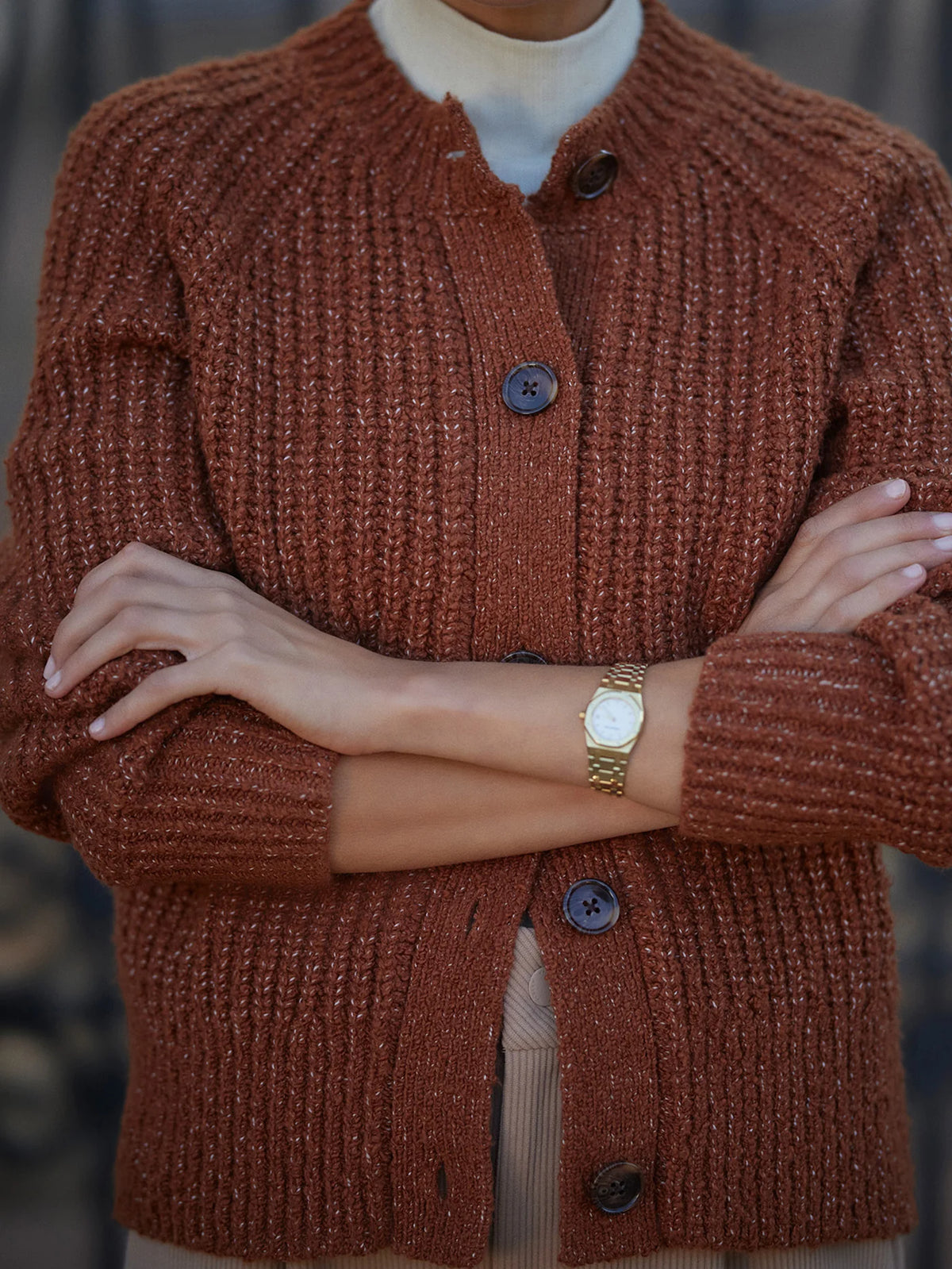 Florrie Boucle Knit Cardigan