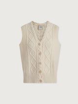 Tatyana Cable Knit Vest