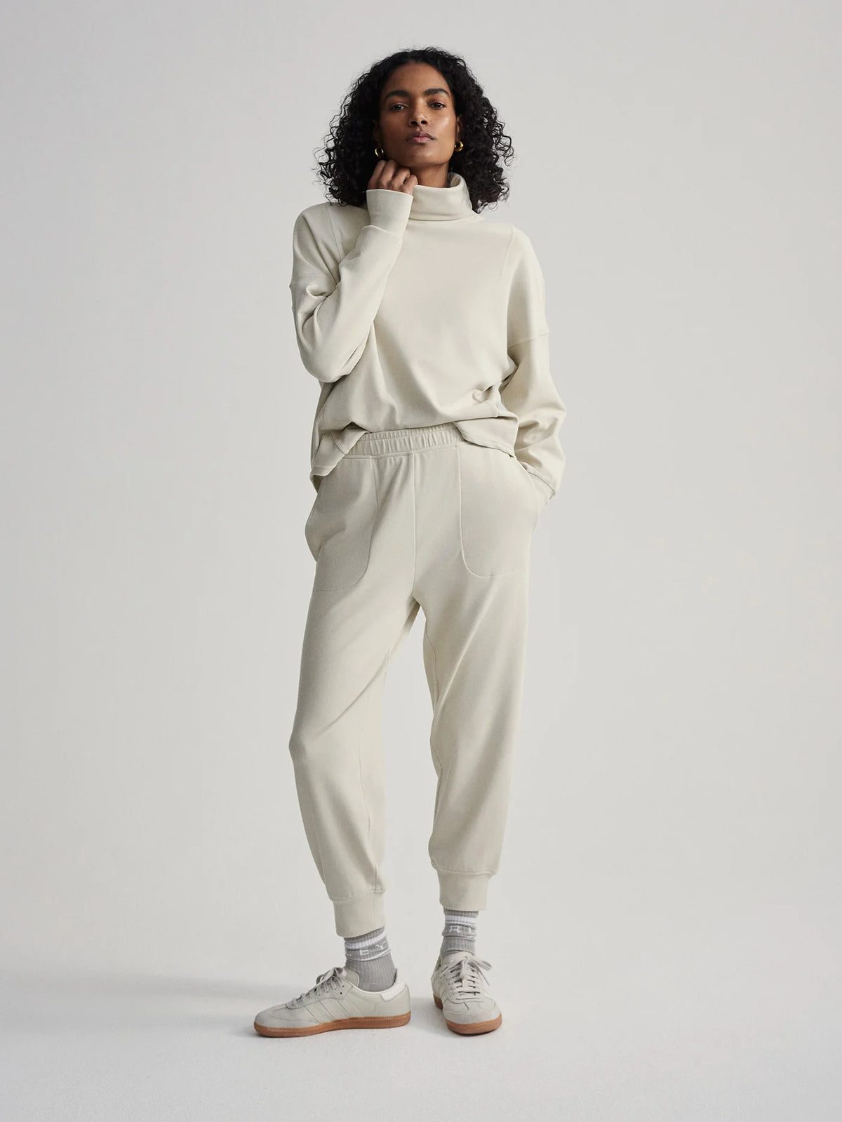 Brushed Rib Slim Cuff Pant 25