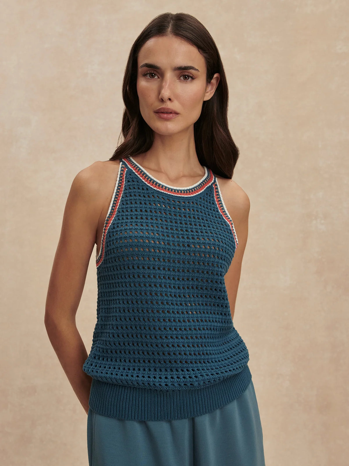 Aberg Halter Knit Top