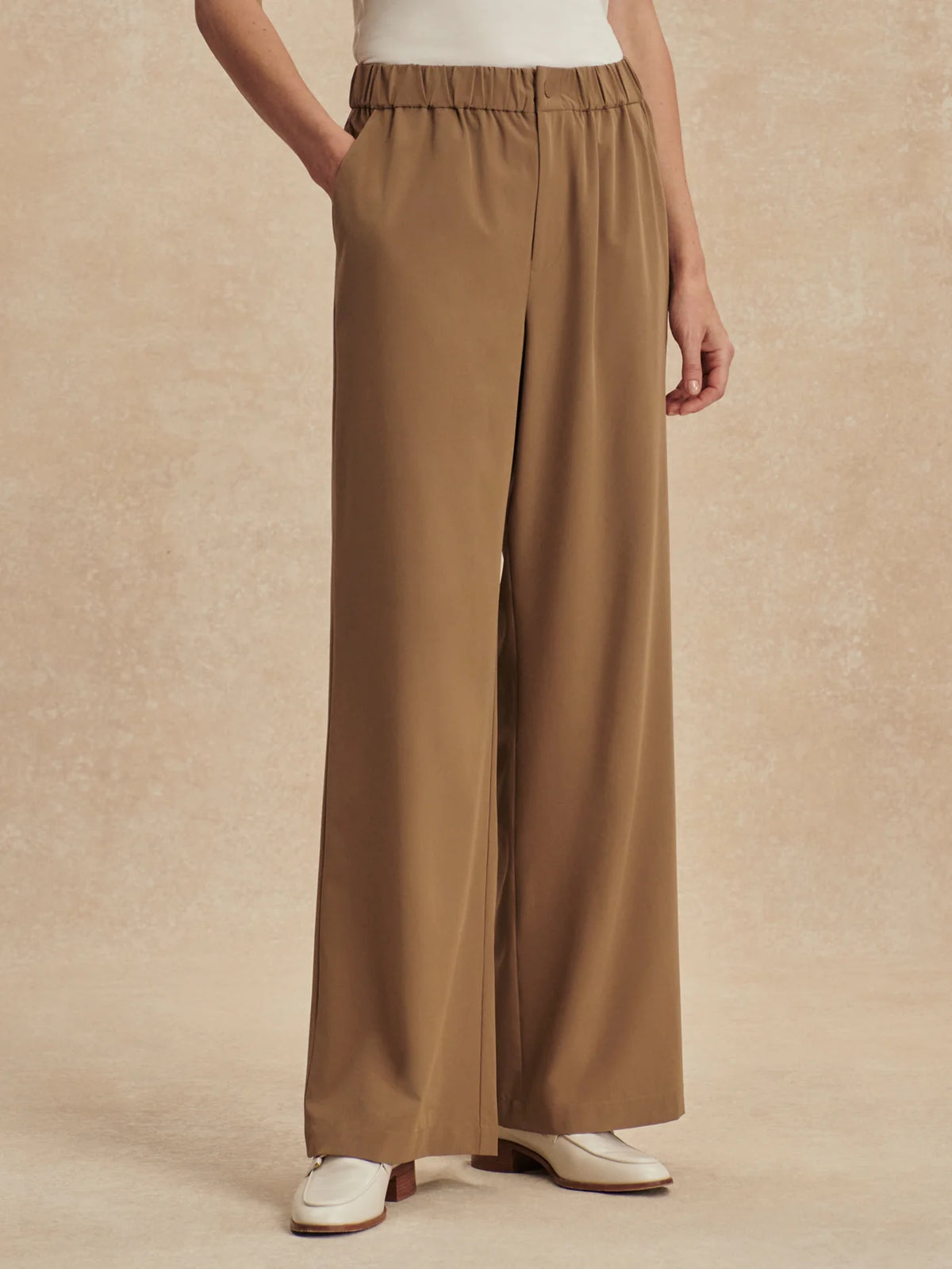 Lightweight Stretch Wide Leg Travel Pant Regular