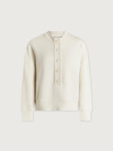 Reena Button Front Sweat