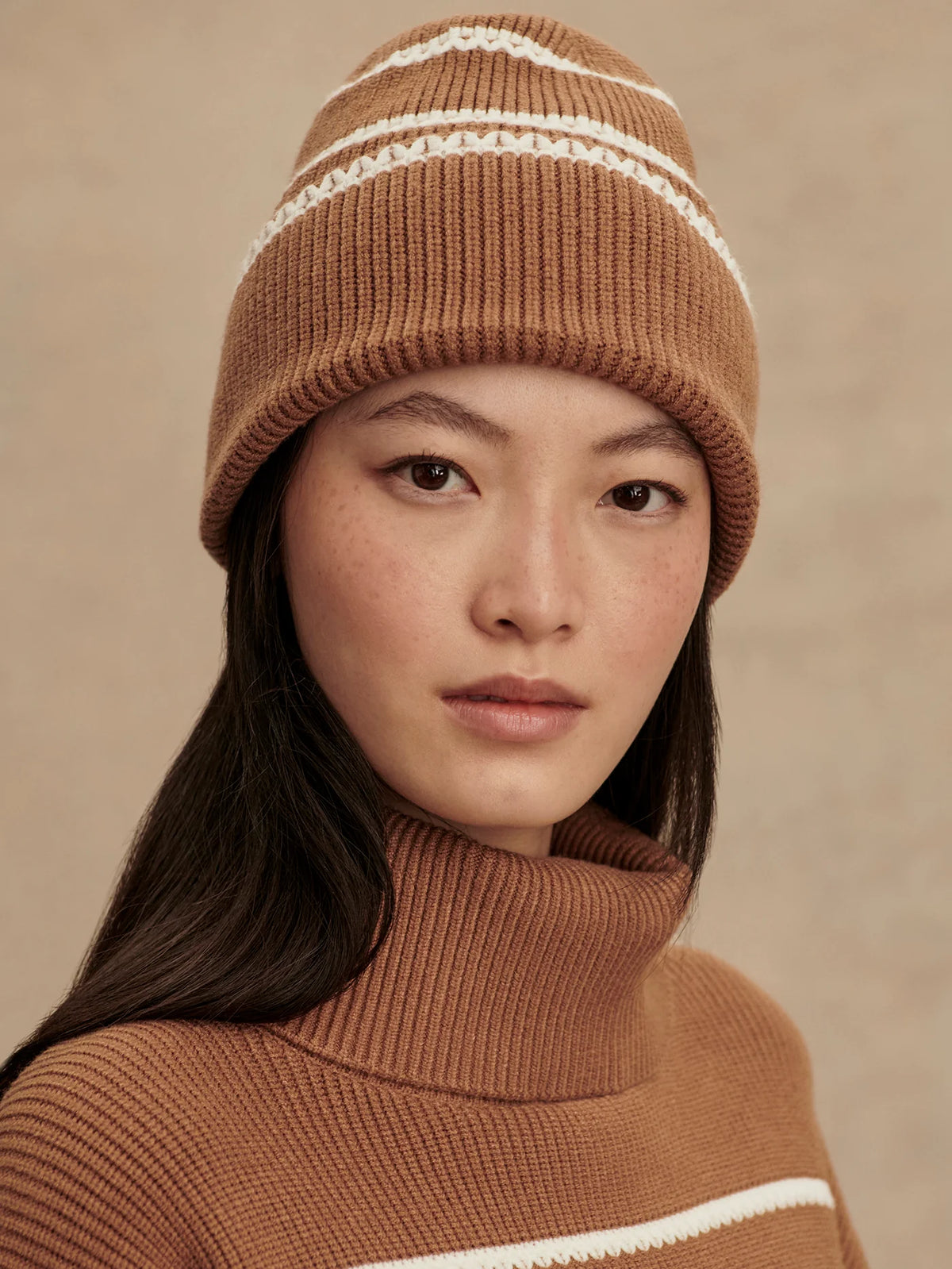 Ronan Stitch Stripe Beanie