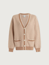 Tarran Stitch Knit Cardigan