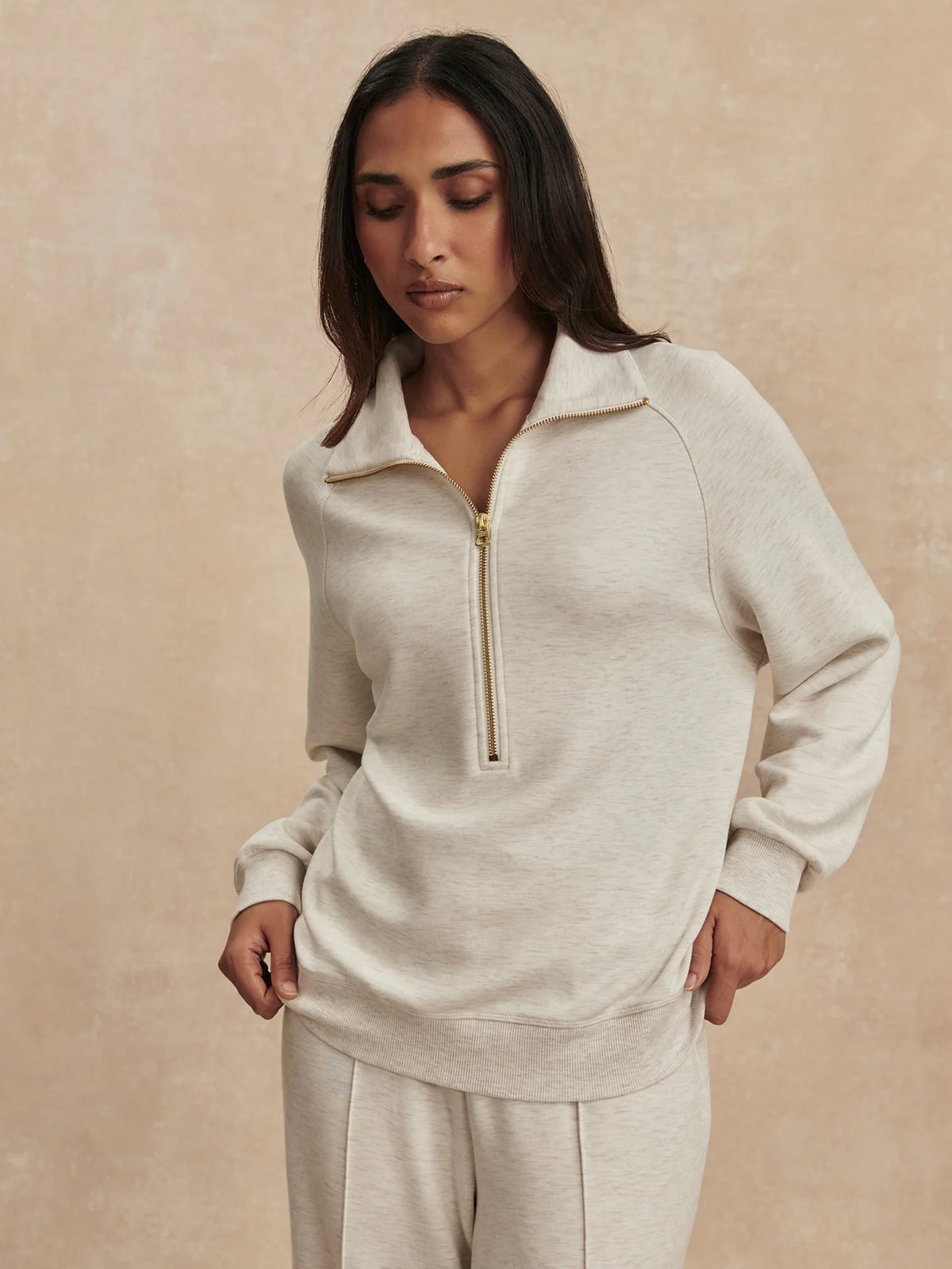 Selene Half Zip Sweat