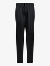 Double Satin Elegant Tapered Trouser Long