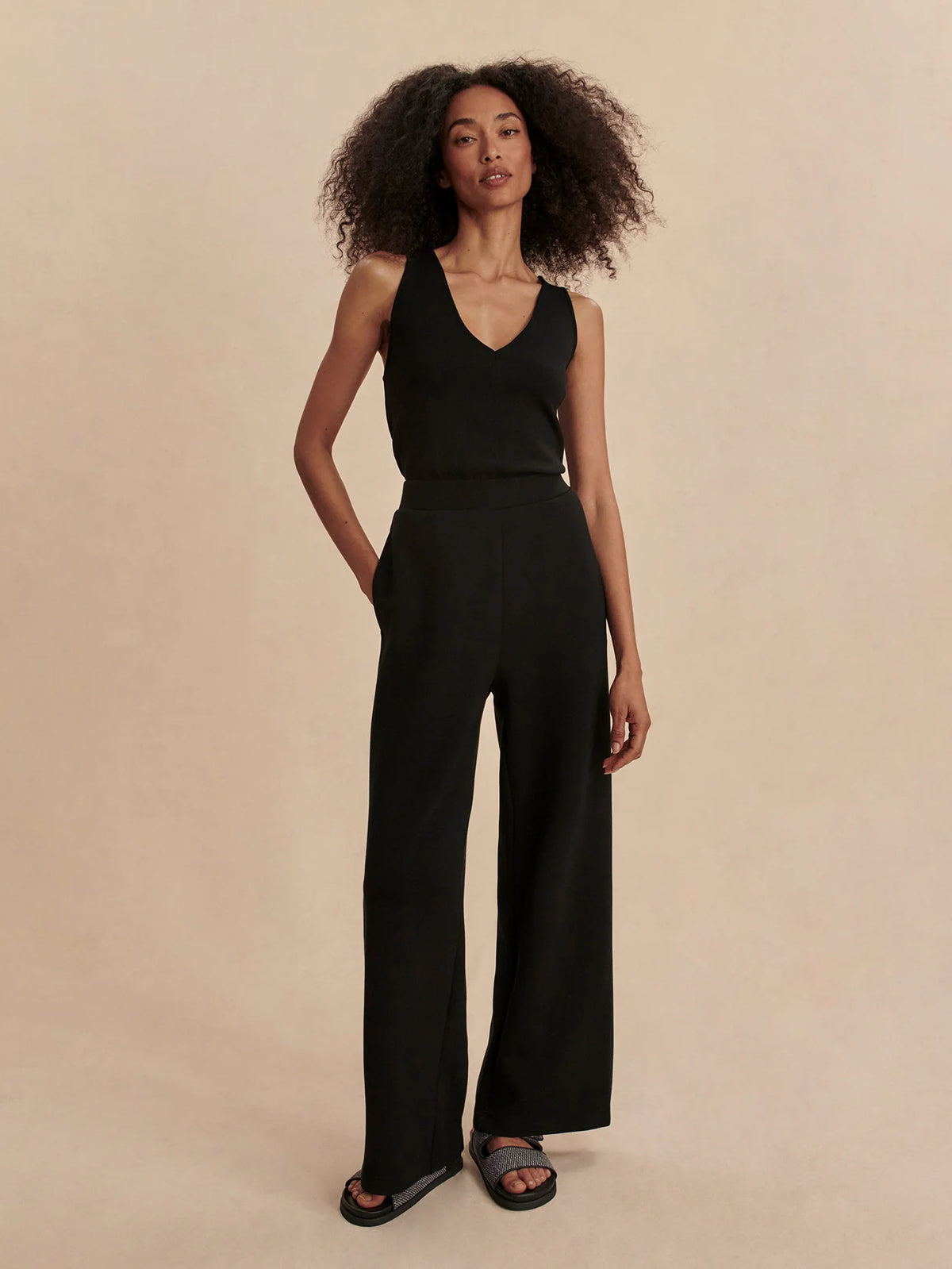 Alina Wide Leg Jumpsuit