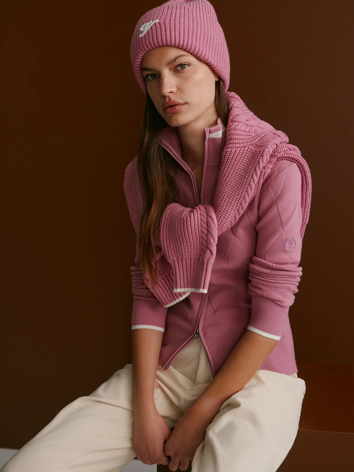 Barthe Zip-Through Knit Jacket