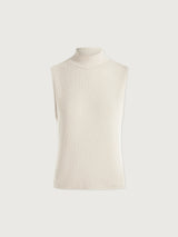 Variegated Mock Neck Fitted