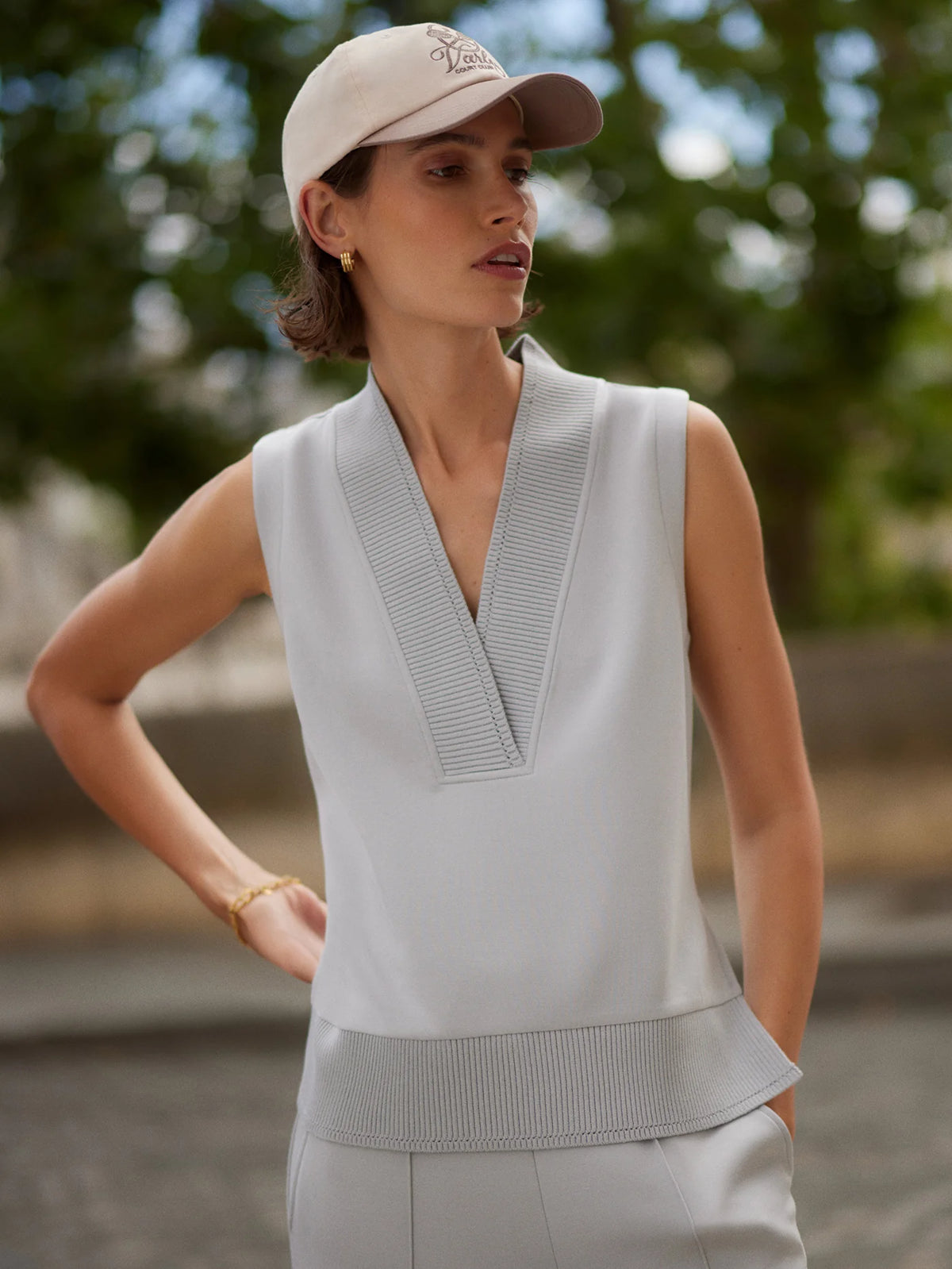 Freida V Neck Tank