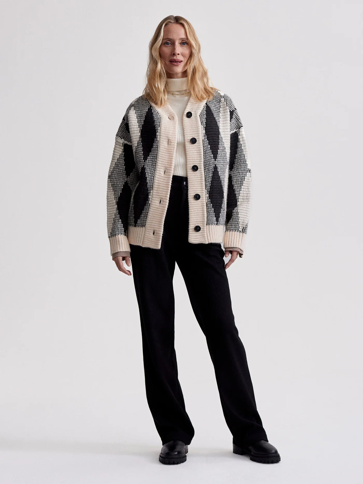 Nancy Jacquard Knit Jacket
