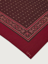 Wool Blend Border Scarf