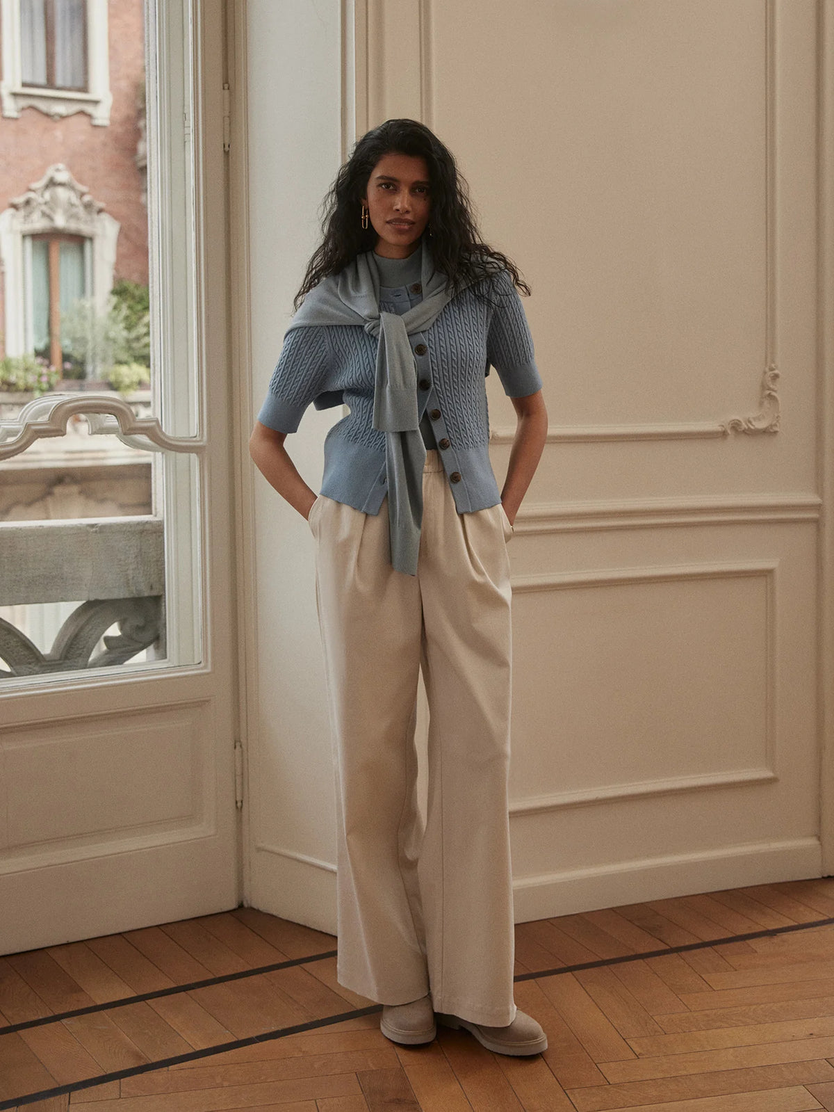 Rhys Short-Sleeve Cardigan