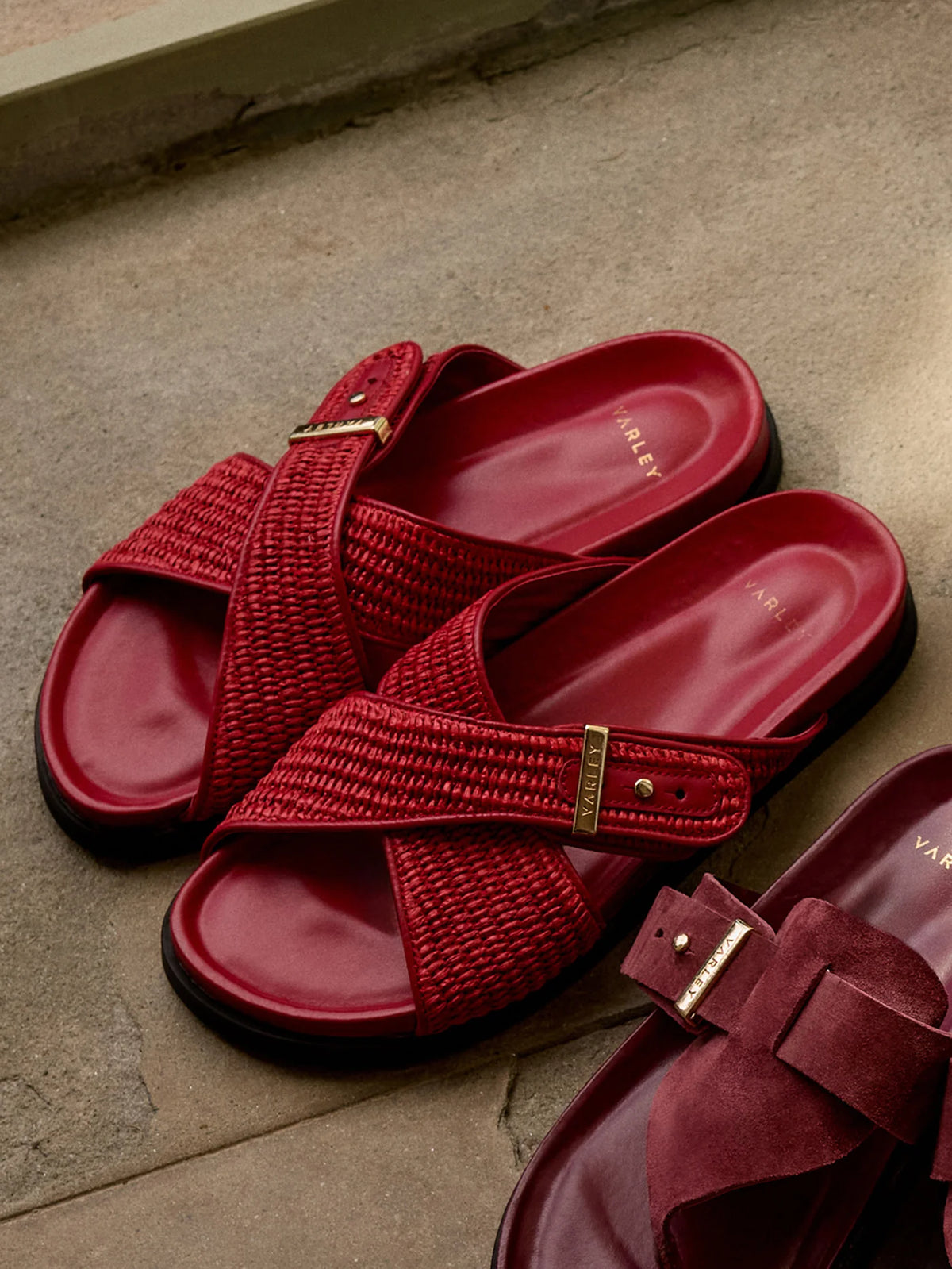 Esla Textile Slide Sandal