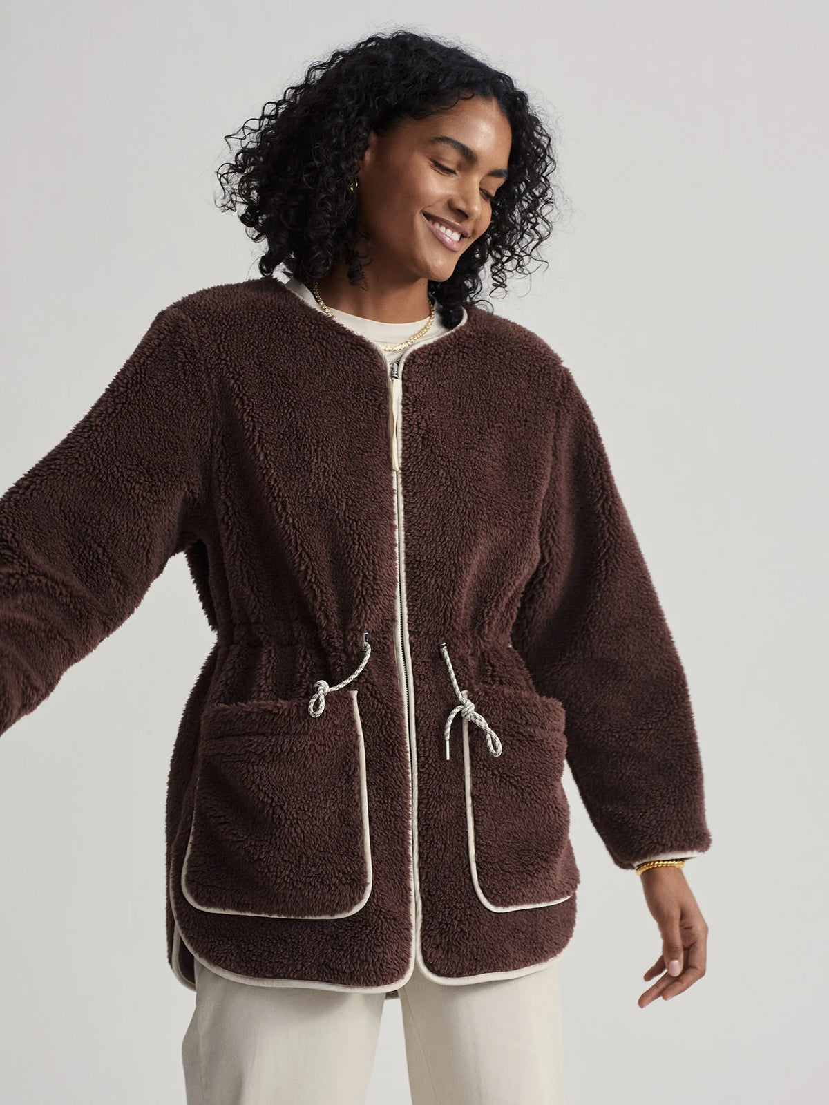 Angelina Sherpa Coat