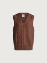 Kay Cable Knit Vest