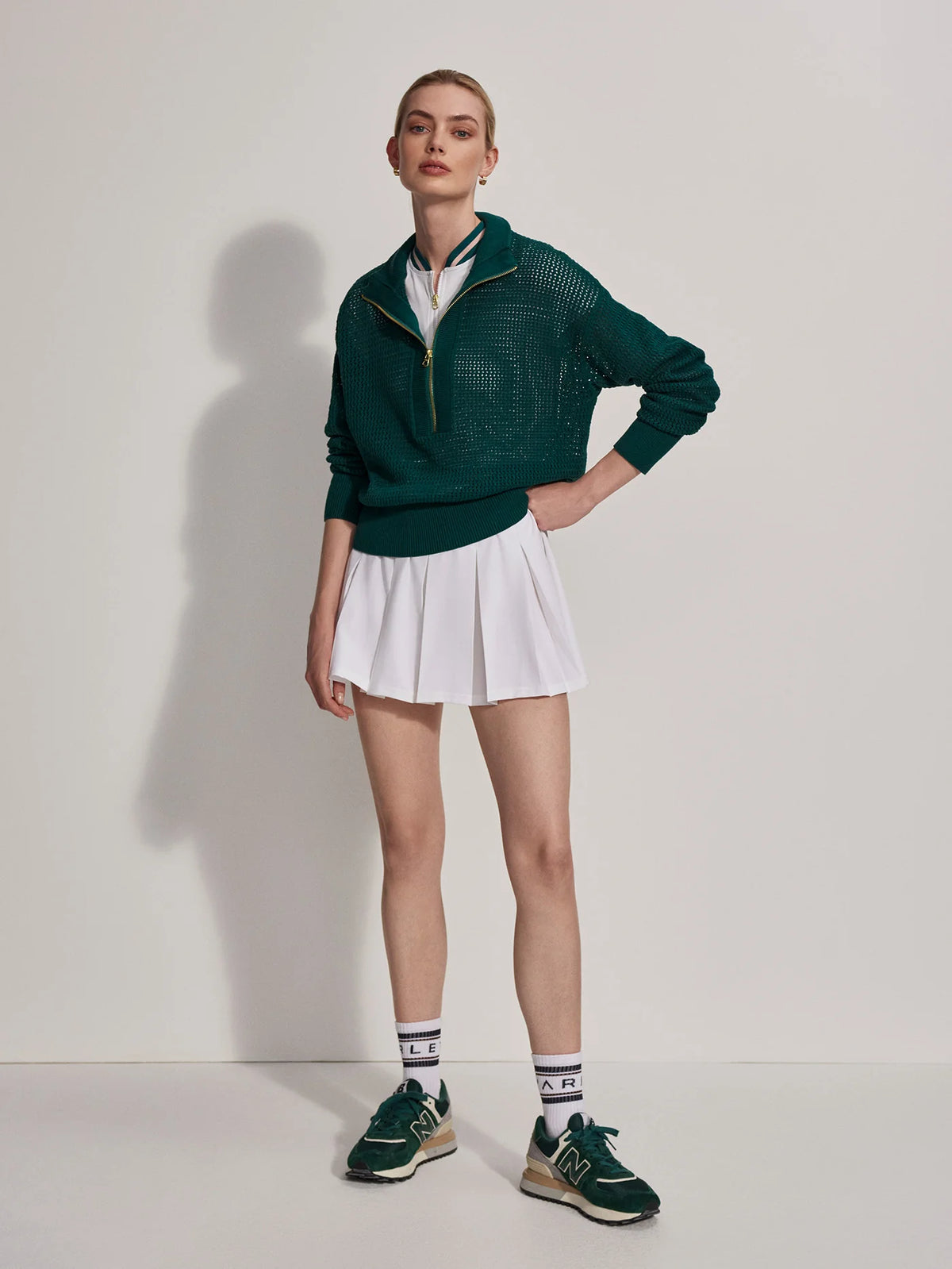 Aurora Half Zip Knit