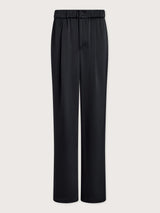 Double Satin Wide Leg Pant Long
