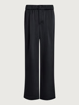 Light Satin Wide Leg Pant Long