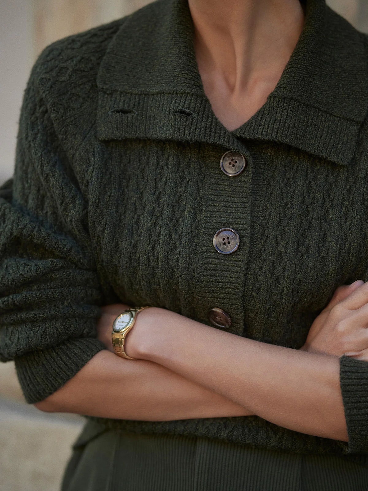 Bridget Half-Button Sweater