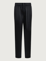 Double Satin Elegant Tapered Trouser Regular